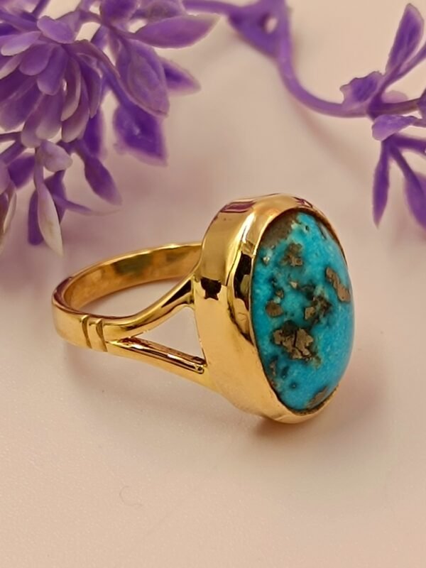 Feroza Panchdhatu Ring - Luck Enhancer Stone - Image 2
