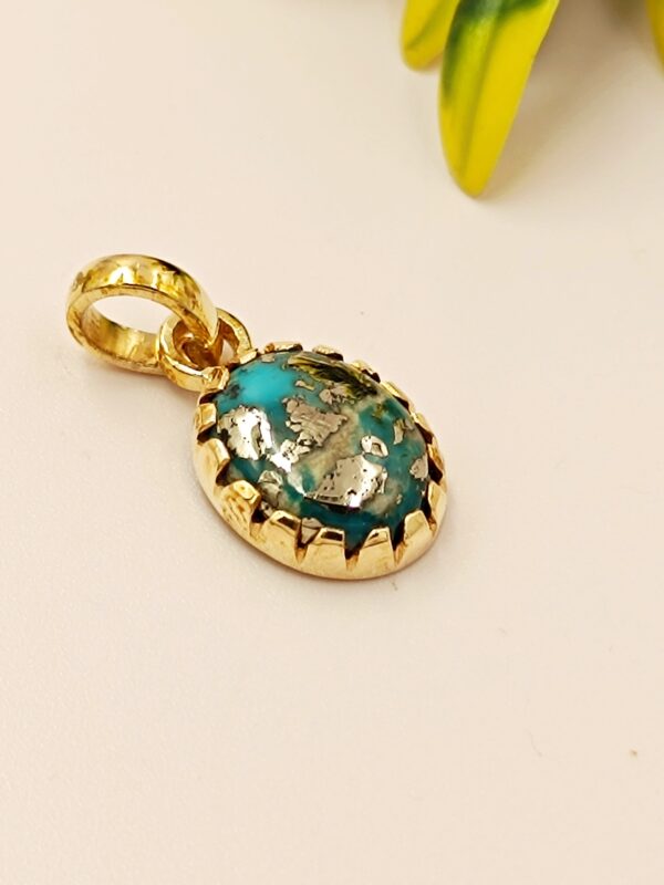 Feroza Panchdhatu Ring - Luck Enhancer Stone - Image 4