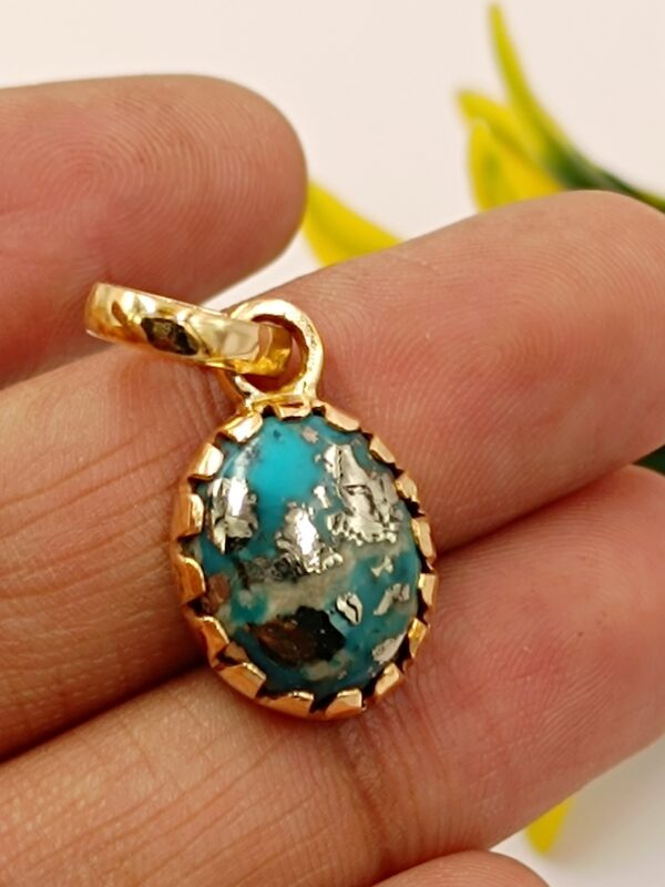 Feroza Panchdhatu Ring - Luck Enhancer Stone - Image 5