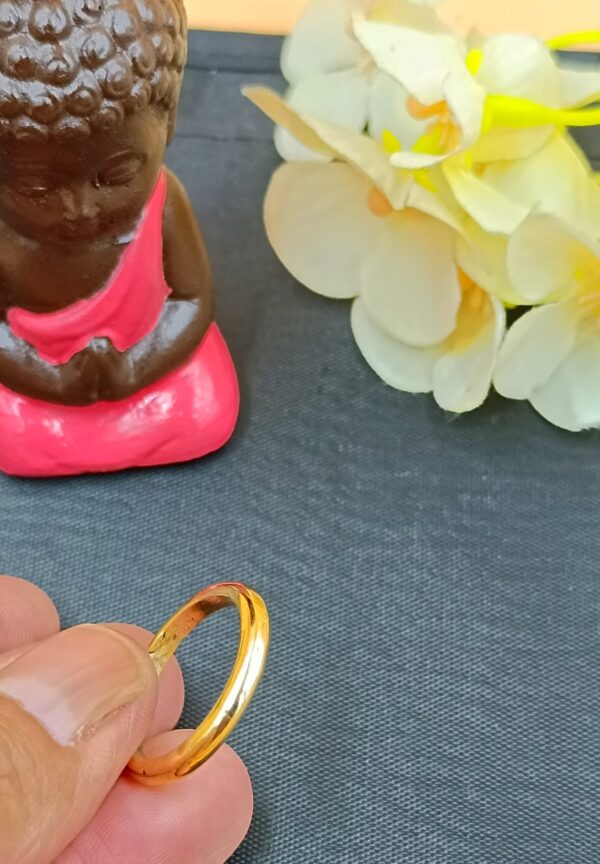 Tridhatu Mangal Chhalla - Trimetal Ring - Teen Dhatu Chhalla Brass Mix - Image 3