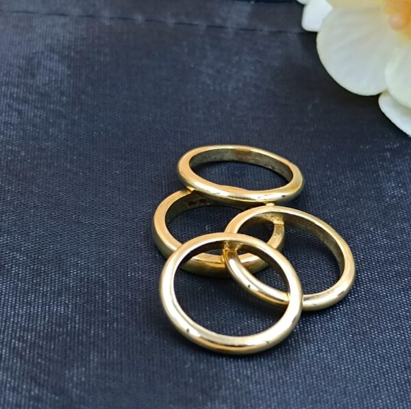 Tridhatu Mangal Chhalla - Trimetal Ring - Teen Dhatu Chhalla Brass Mix - Image 2