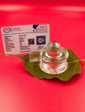 Sphatik Shivling Original Crystal Shivling For Puja