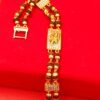 Rudraksha Bracelet - Style Bracelet - Long Lasting Golden Polish - Image 4