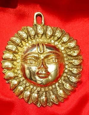 Brass Surya - Sun Statue For Home or Office
