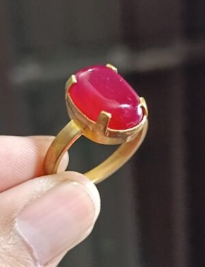 Red Hakik - Red Agate - Panchdhatu - लाल हकीक