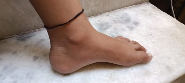 Kaal Bhairav Protection Anklet Thread - काल भैरव सुरक्षा धागा - दुर्घटना और चोट से बचाए - 2 Piece set - Image 3