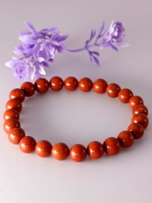 Red Jasper Bracelet For Courage & Confidence