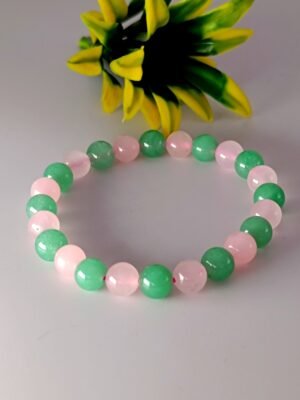 Rose Quartz & Green Aventurine Combination - For Love & Opportunities