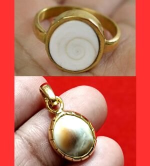 Gomti Chakra Ring or Locket - Panchdhatu