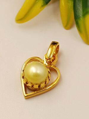 Golden Moti - Golden Pearl Panchdhatu Locket