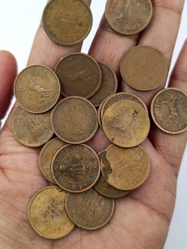Original Copper Coin For Surya Upay - 43 Old Coins Set