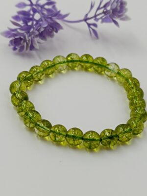 Peridot Stone Bracelet - For Happy Thoughts & Clear Ideas