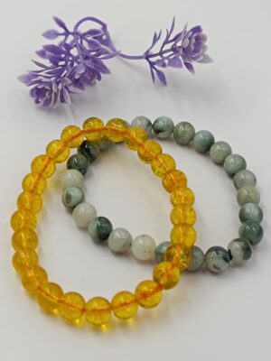 Guru Chandal Dosh Niwaran Bracelet 2 Piece Set - Sunehla Lehsunia Bracelet